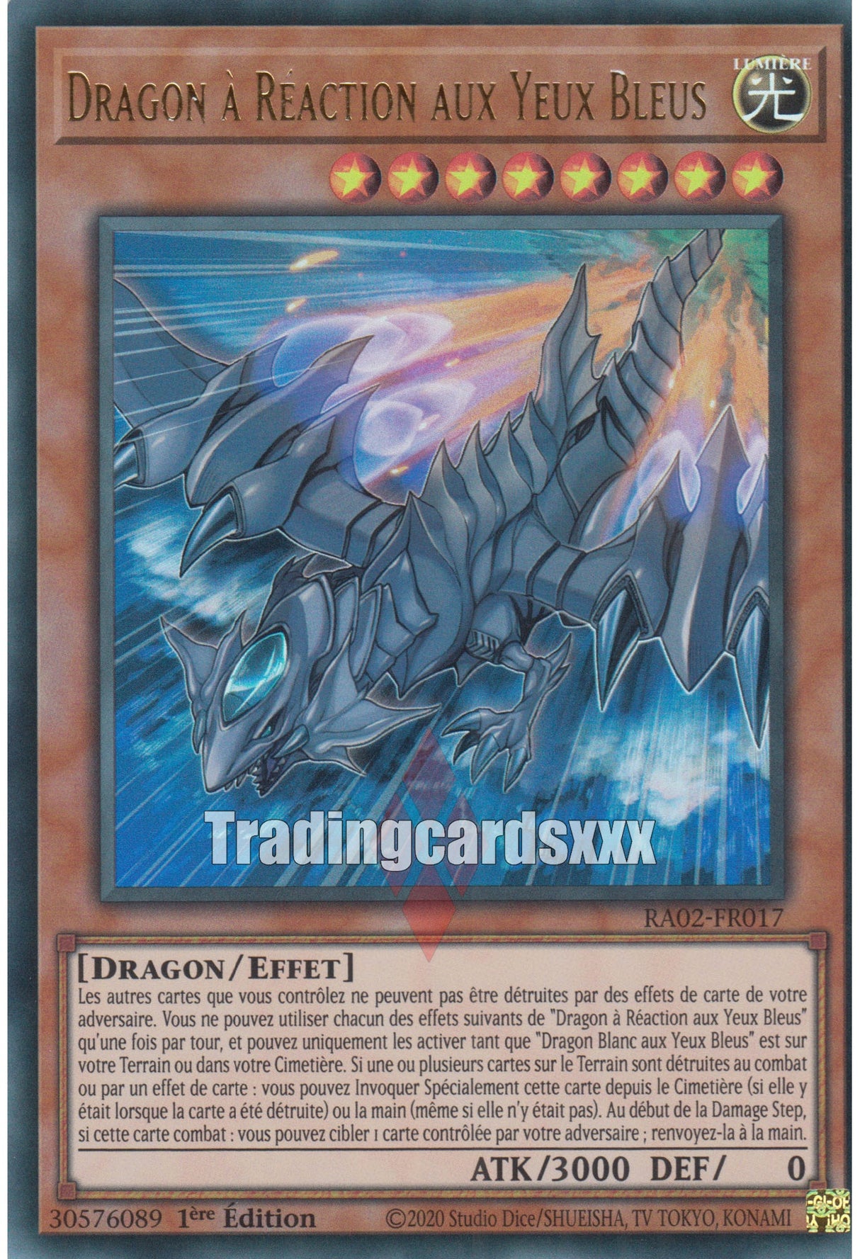 Yu-Gi-Oh! Dragon à Réaction aux Yeux Bleus : RA02-FR017