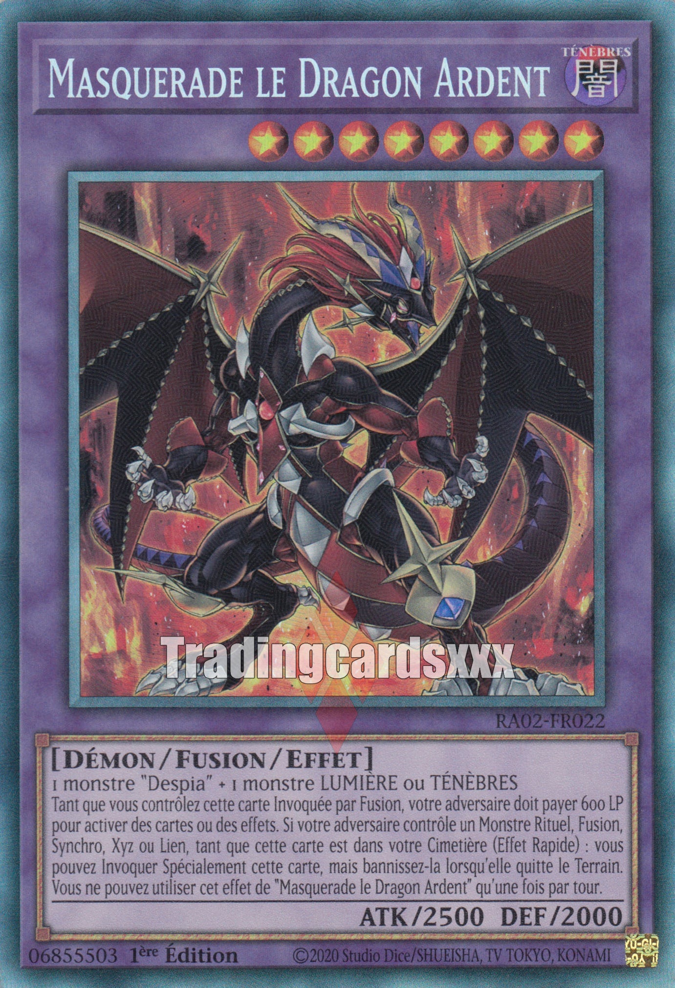 Yu-Gi-Oh! Masquerade le Dragon Ardent : RA02-FR022