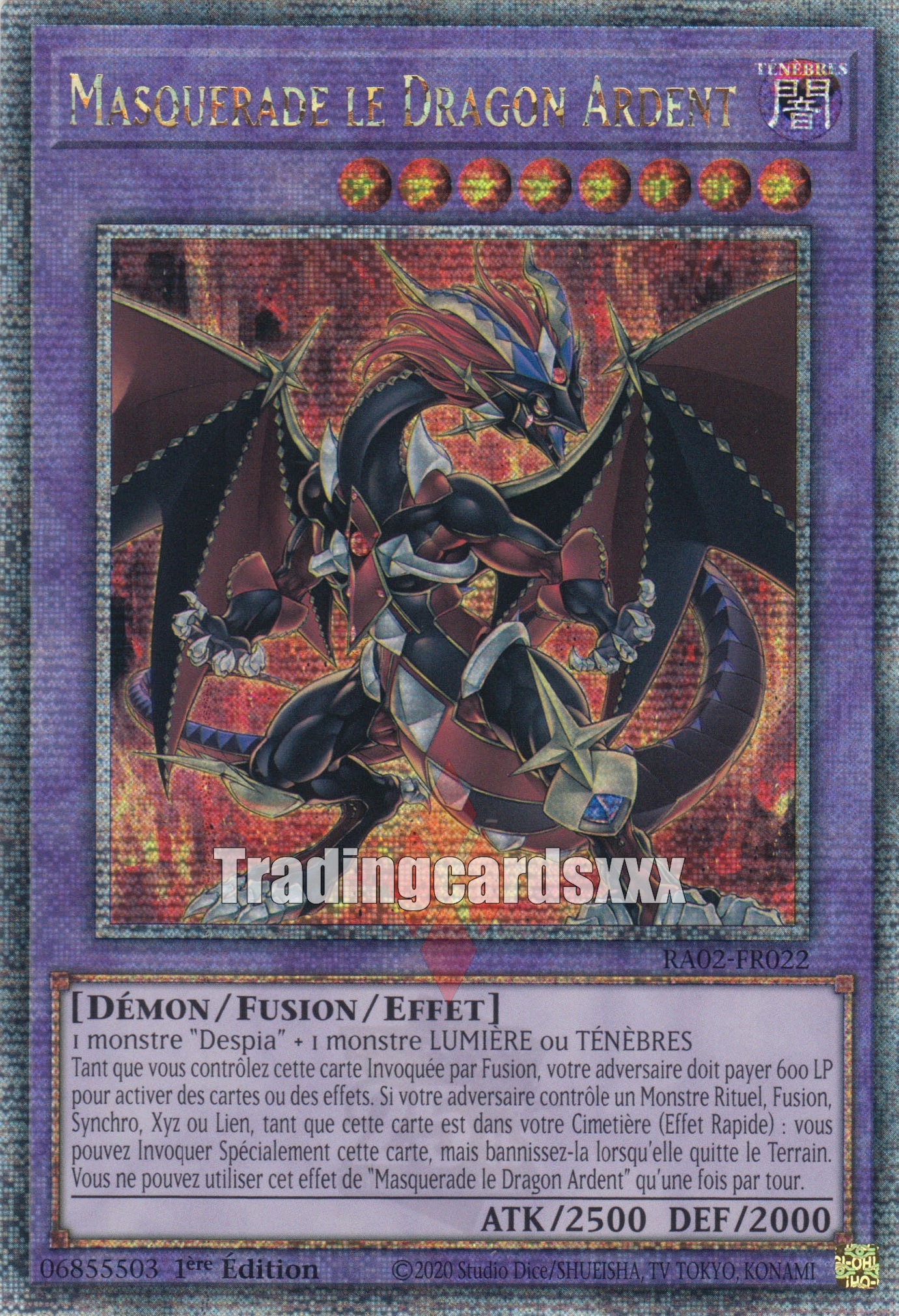 Yu-Gi-Oh! Masquerade le Dragon Ardent : RA02-FR022