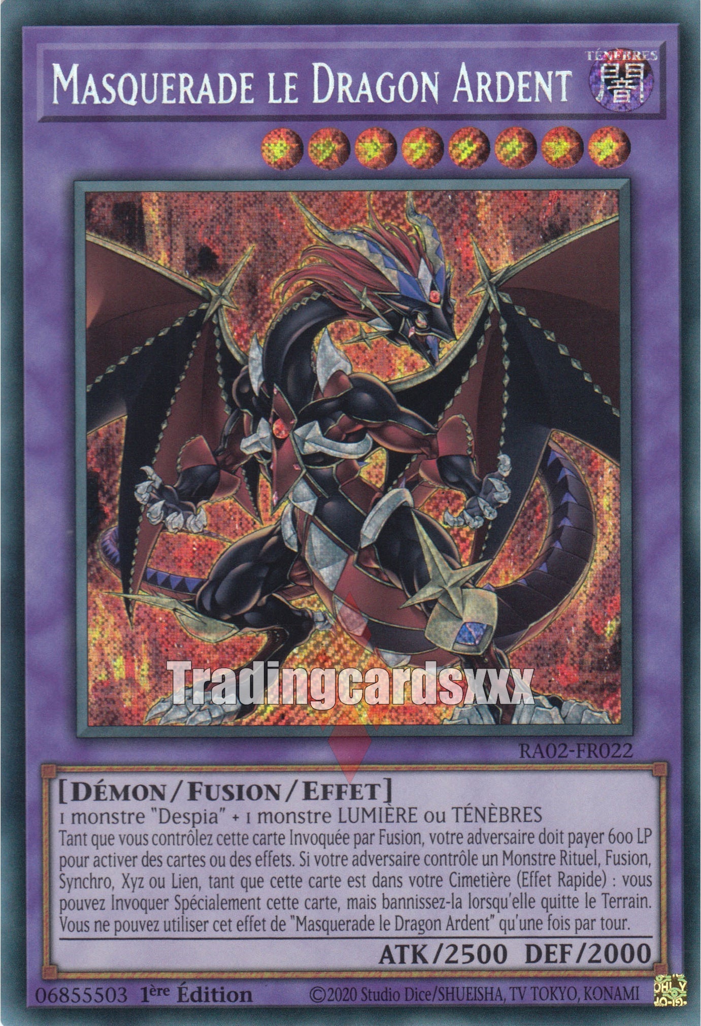 Yu-Gi-Oh! Masquerade le Dragon Ardent : RA02-FR022