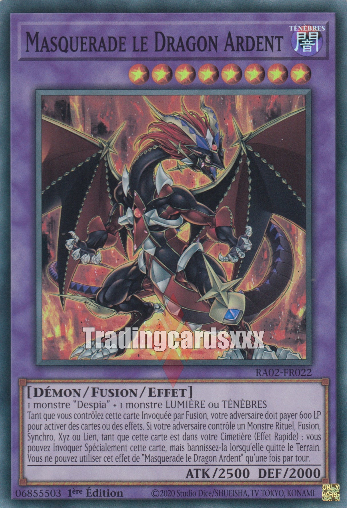 Yu-Gi-Oh! Masquerade le Dragon Ardent : RA02-FR022