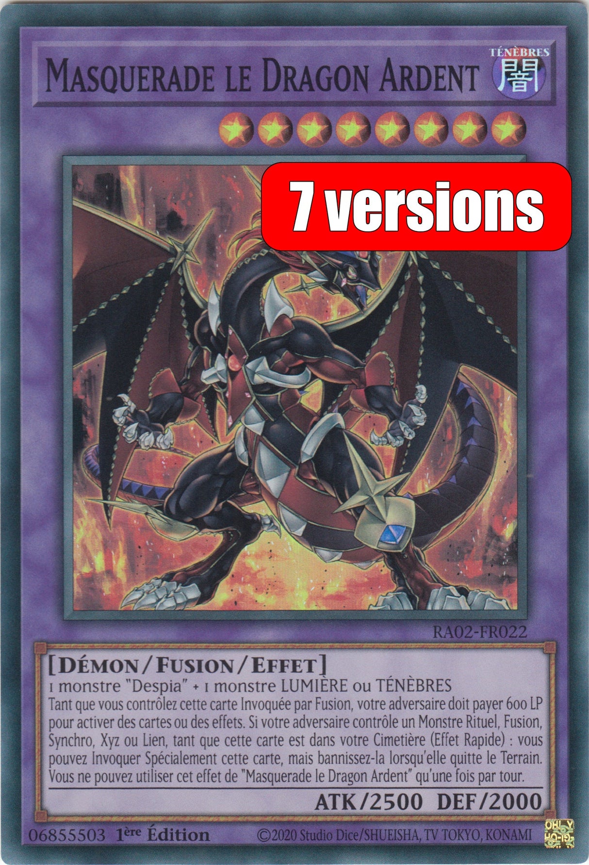 Yu-Gi-Oh! Masquerade le Dragon Ardent : RA02-FR022