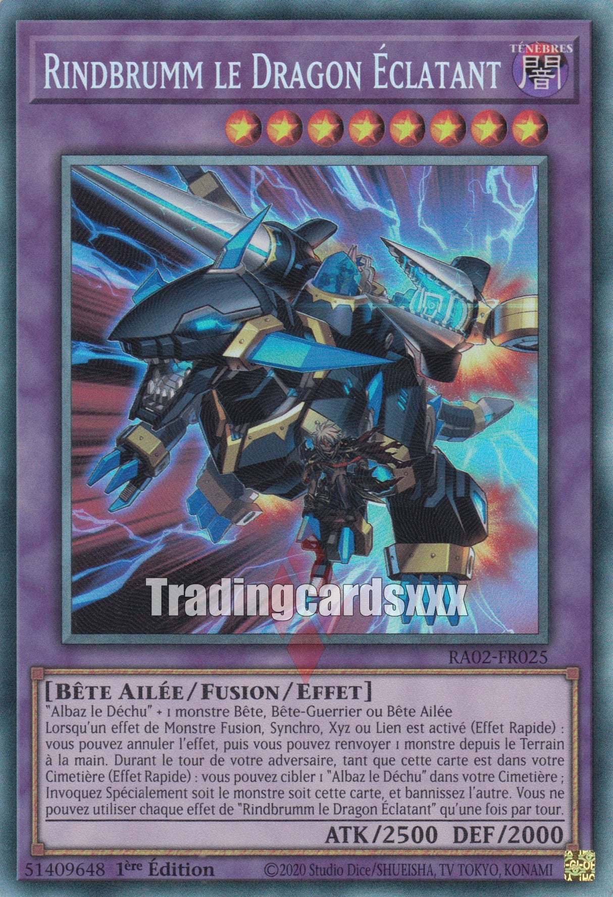 Yu-Gi-Oh! Rindbrumm le Dragon Éclatant : RA02-FR025