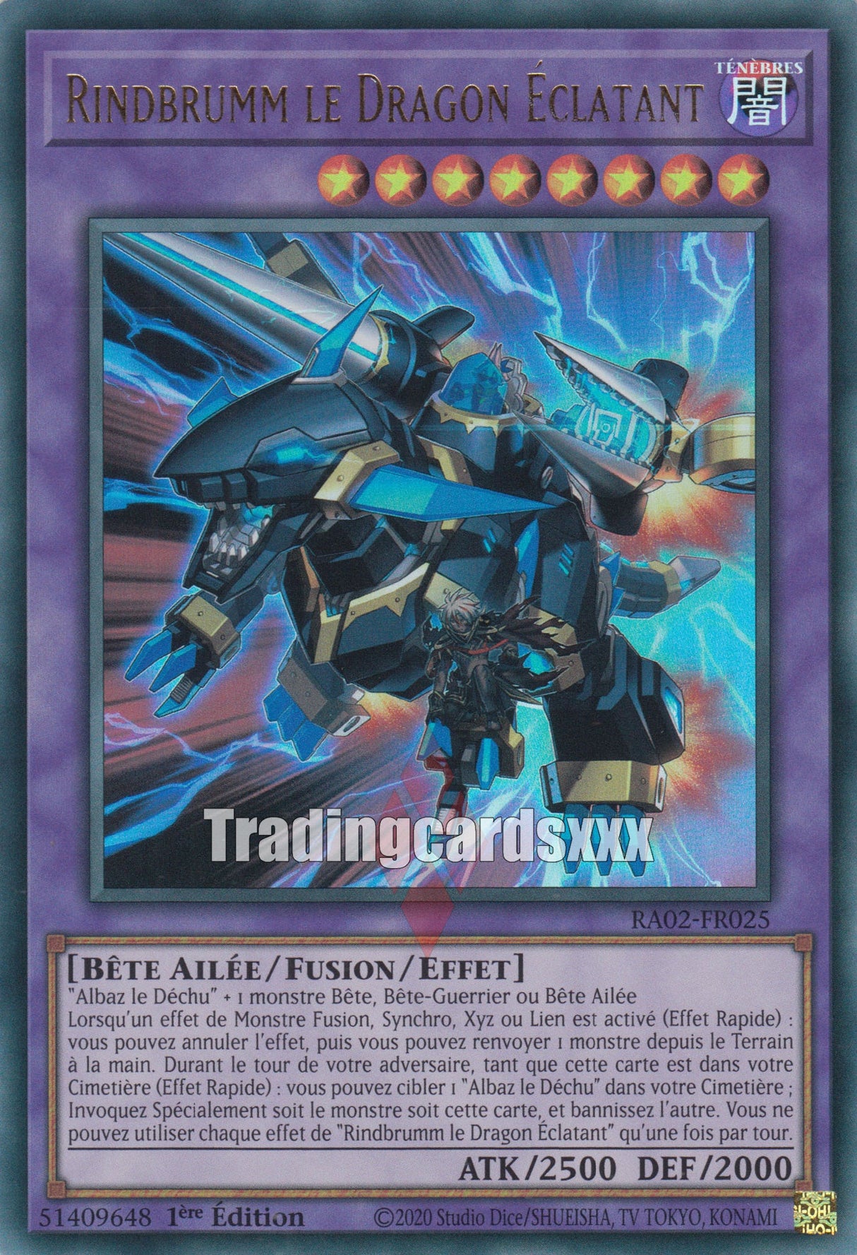 Yu-Gi-Oh! Rindbrumm le Dragon Éclatant : RA02-FR025