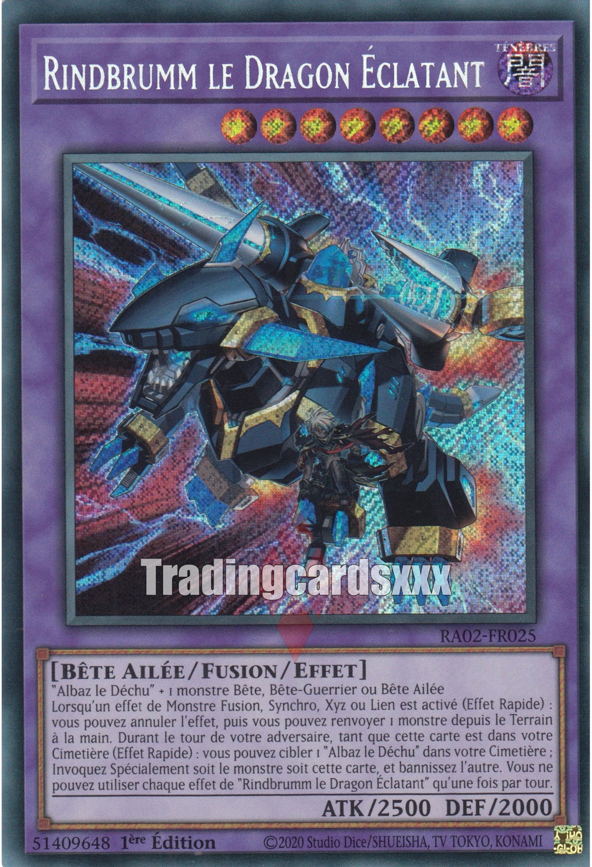 Yu-Gi-Oh! Rindbrumm le Dragon Éclatant : RA02-FR025