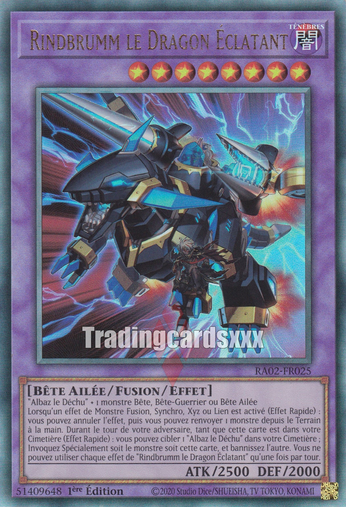 Yu-Gi-Oh! Rindbrumm le Dragon Éclatant : RA02-FR025