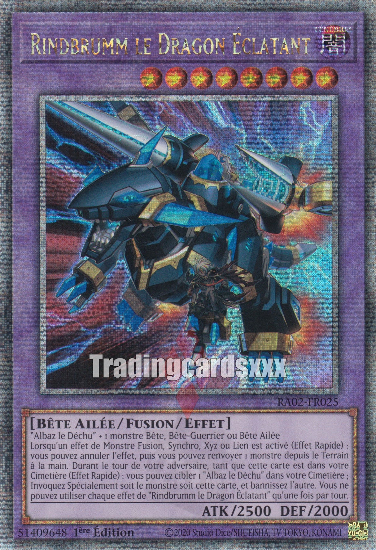 Yu-Gi-Oh! Rindbrumm le Dragon Éclatant : RA02-FR025