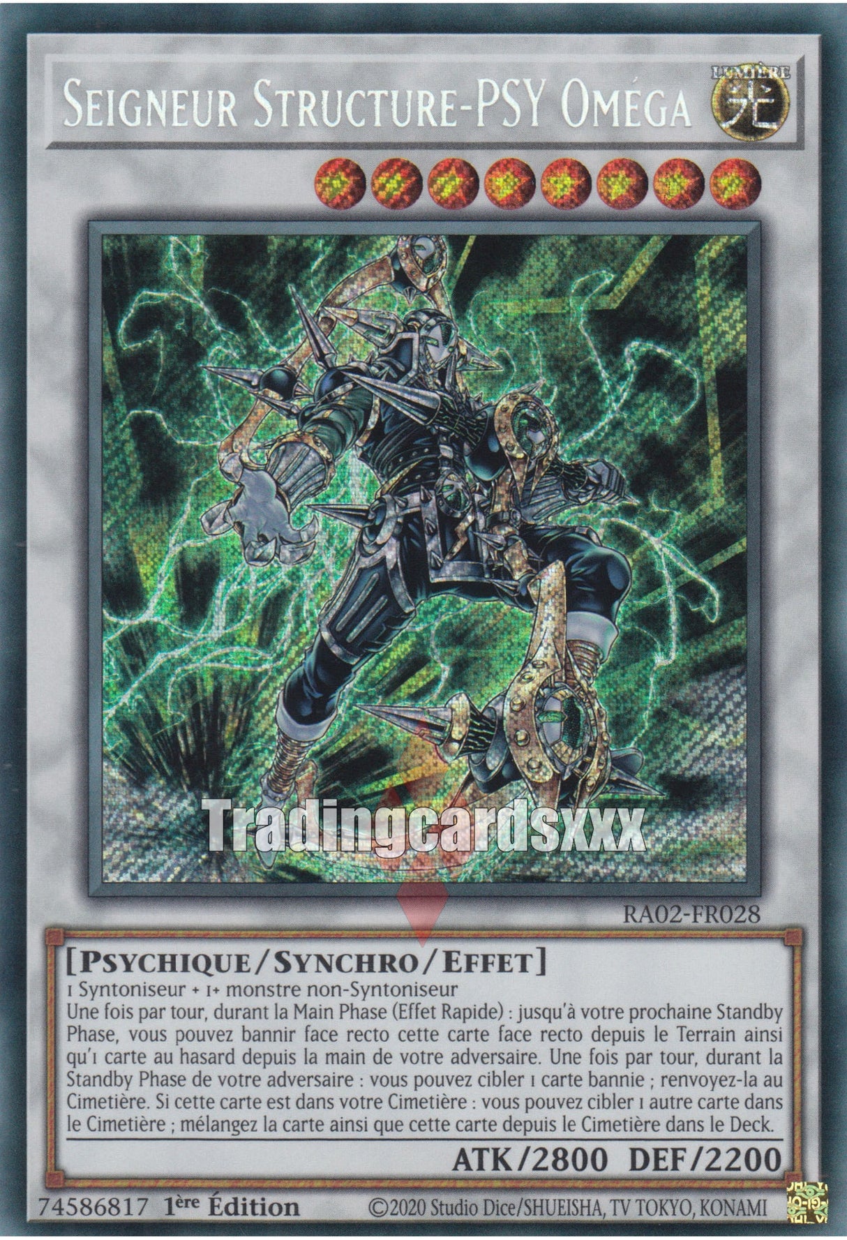 Yu-Gi-Oh! Seigneur Structure-PSY Oméga : RA02-FR028