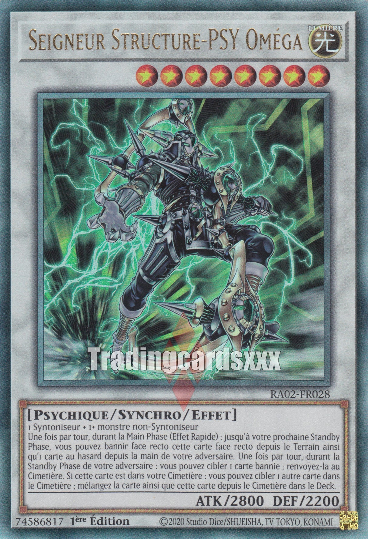 Yu-Gi-Oh! Seigneur Structure-PSY Oméga : RA02-FR028