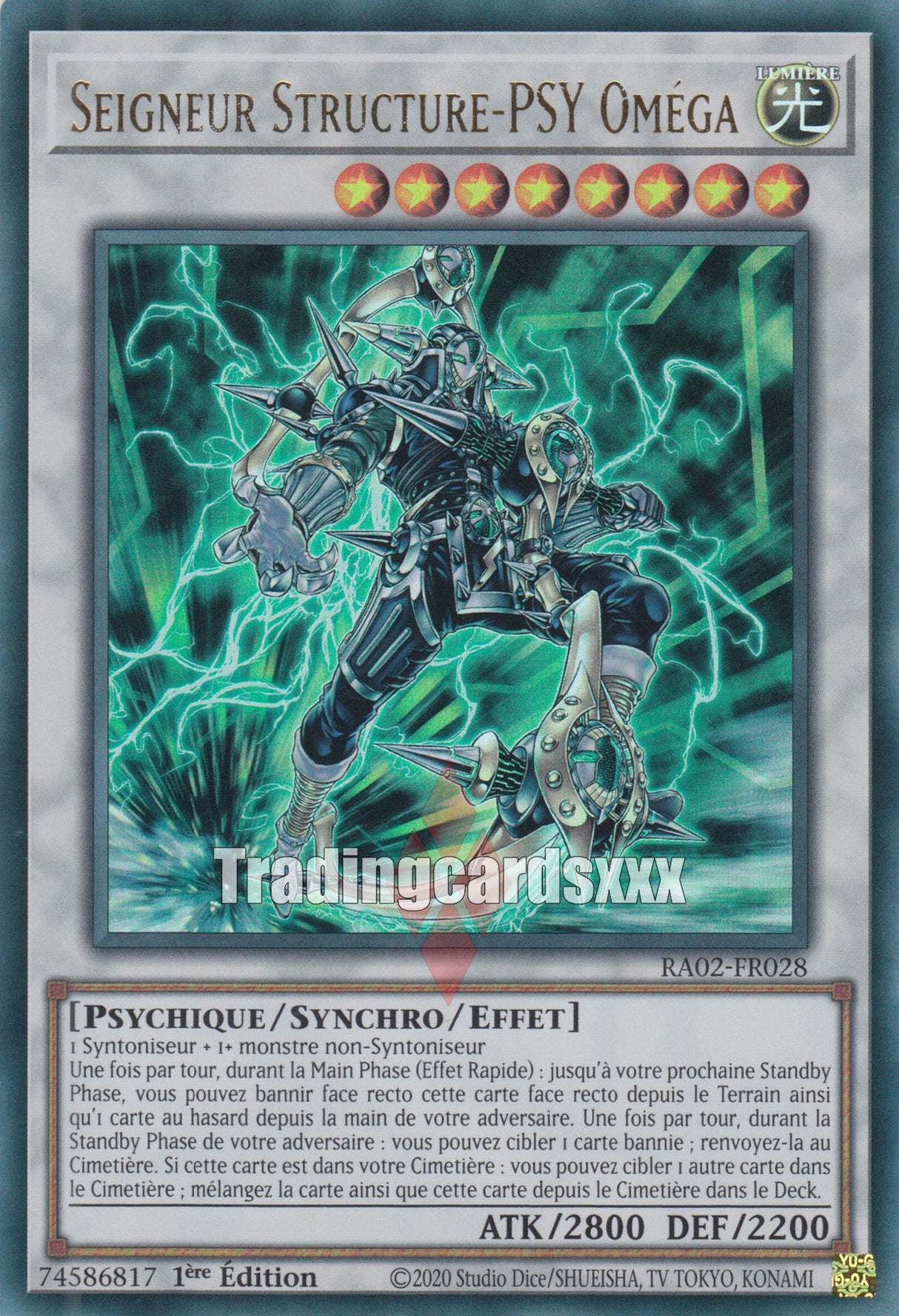 Yu-Gi-Oh! Seigneur Structure-PSY Oméga : RA02-FR028