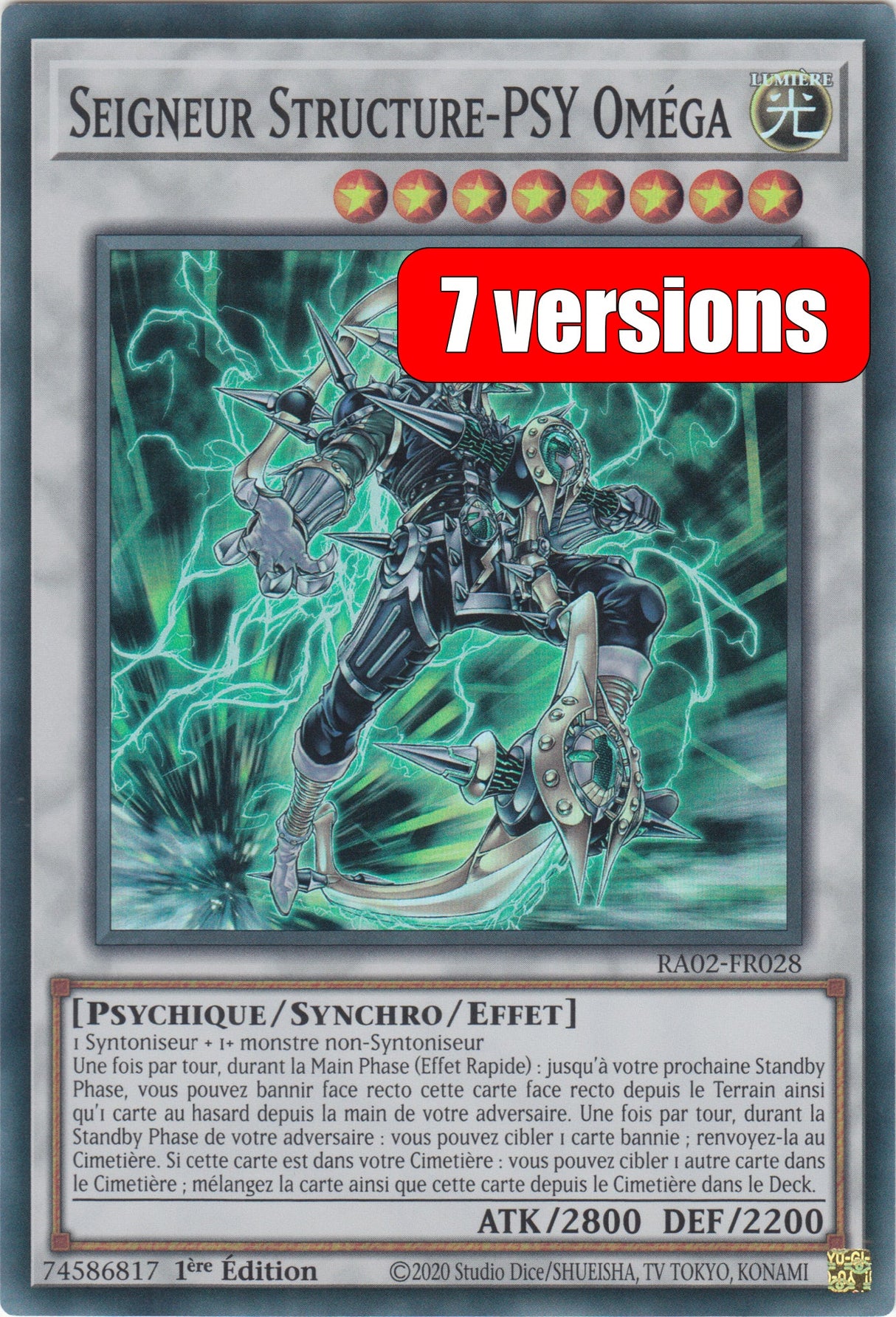 Yu-Gi-Oh! Seigneur Structure-PSY Oméga : RA02-FR028