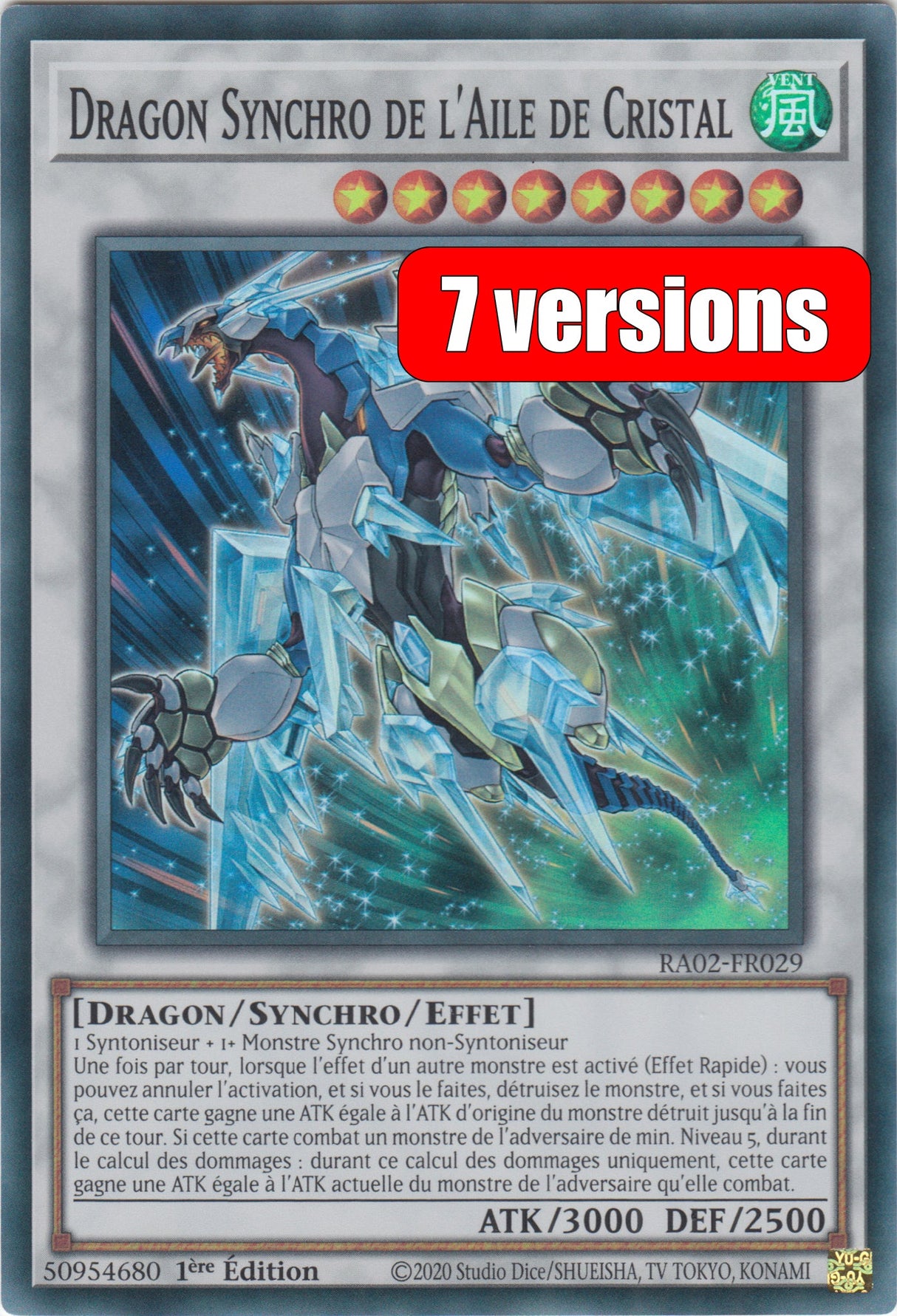 Yu-Gi-Oh! Dragon Synchro de l'Aile de Cristal : RA02-FR029