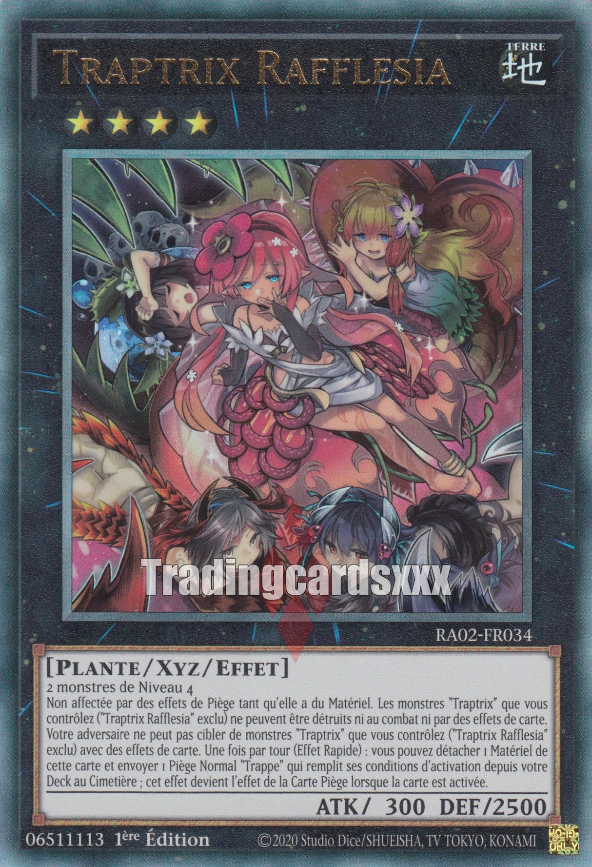 Yu-Gi-Oh! Traptrix Rafflesia : RA02-FR034