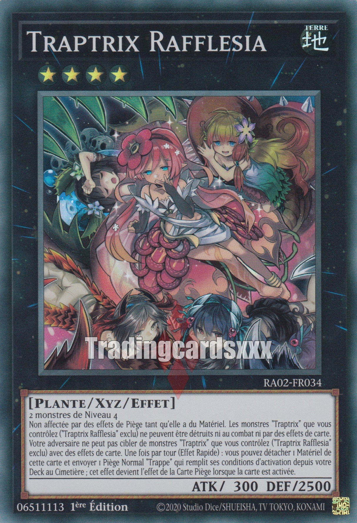 Yu-Gi-Oh! Traptrix Rafflesia : RA02-FR034