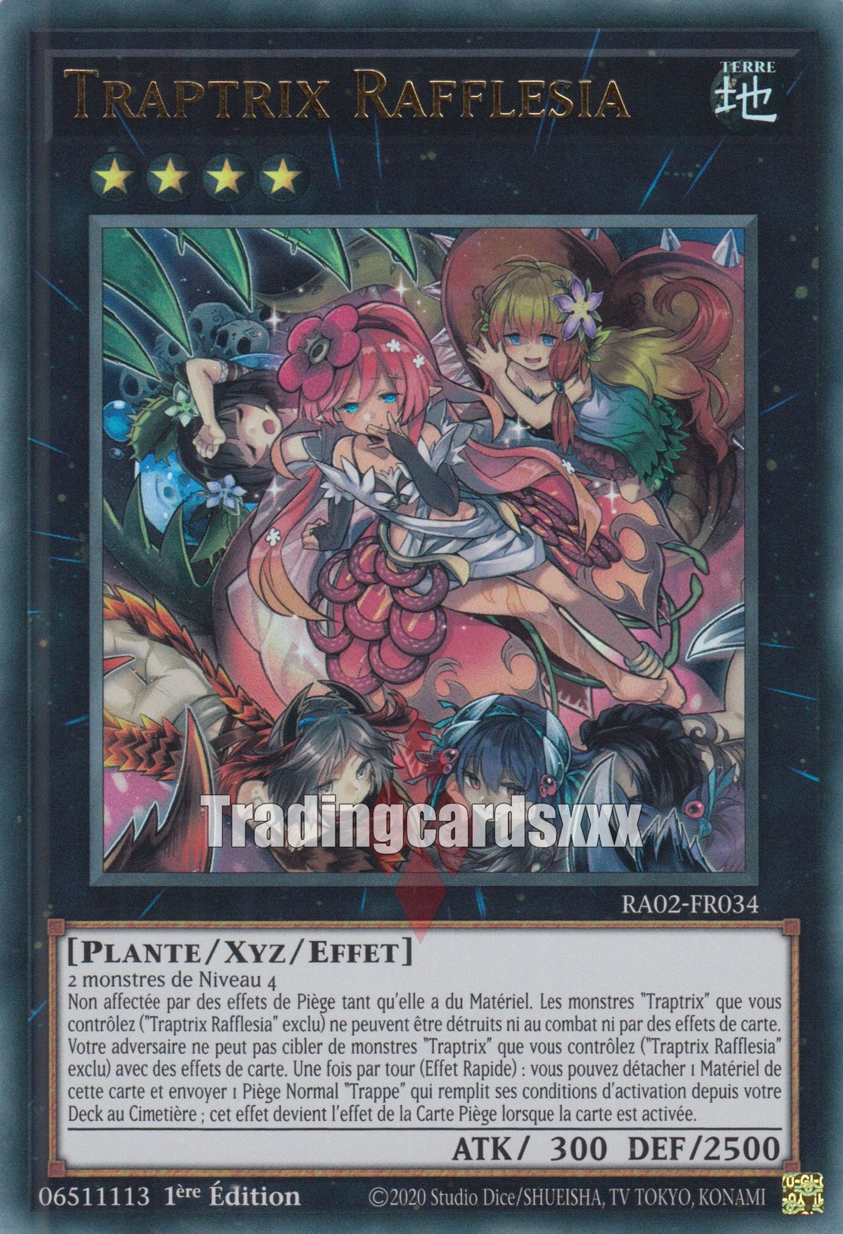 Yu-Gi-Oh! Traptrix Rafflesia : RA02-FR034