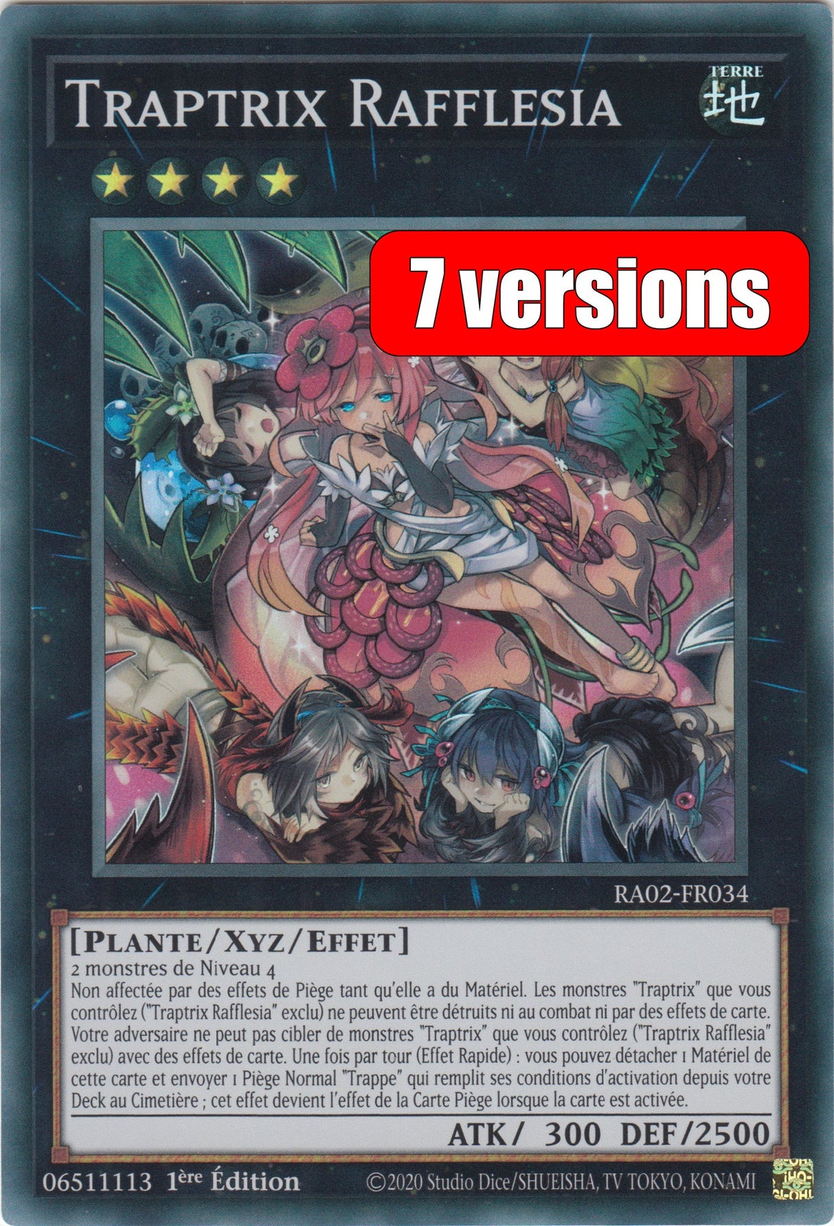 Yu-Gi-Oh! Traptrix Rafflesia : RA02-FR034