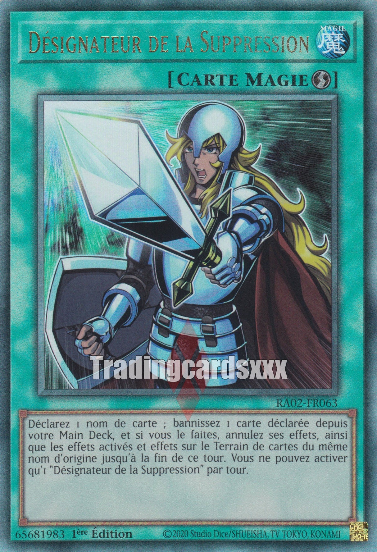 Yu-Gi-Oh! Désignateur de la Suppression : RA02-FR063