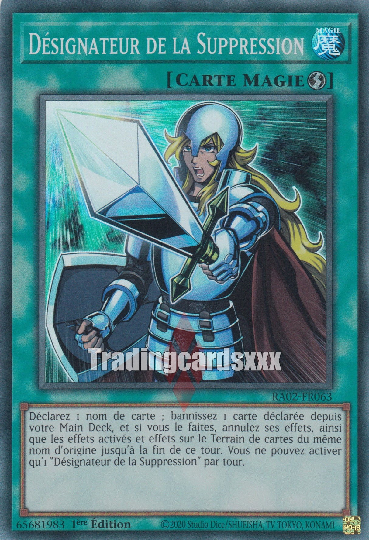Yu-Gi-Oh! Désignateur de la Suppression : RA02-FR063