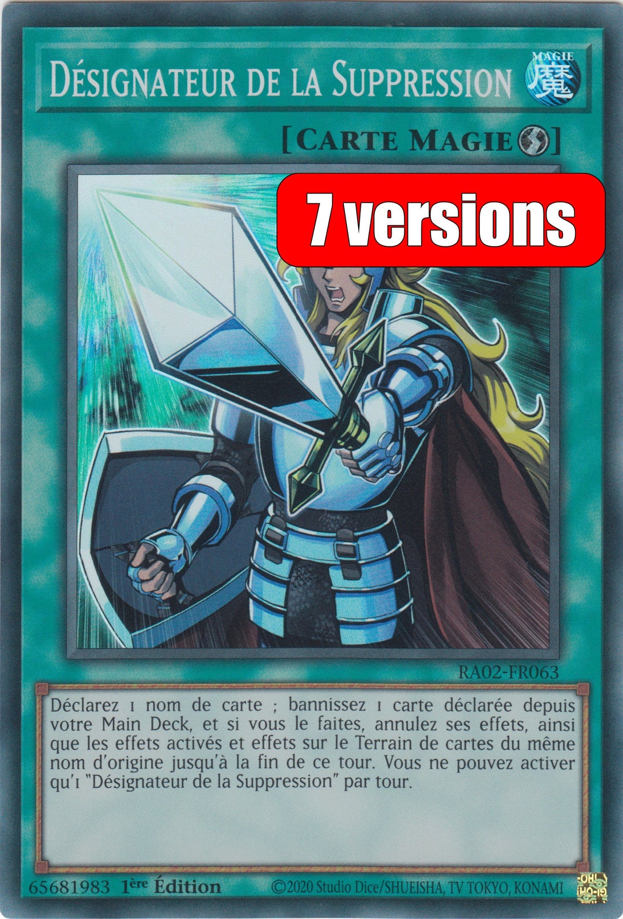 Yu-Gi-Oh! Désignateur de la Suppression : RA02-FR063