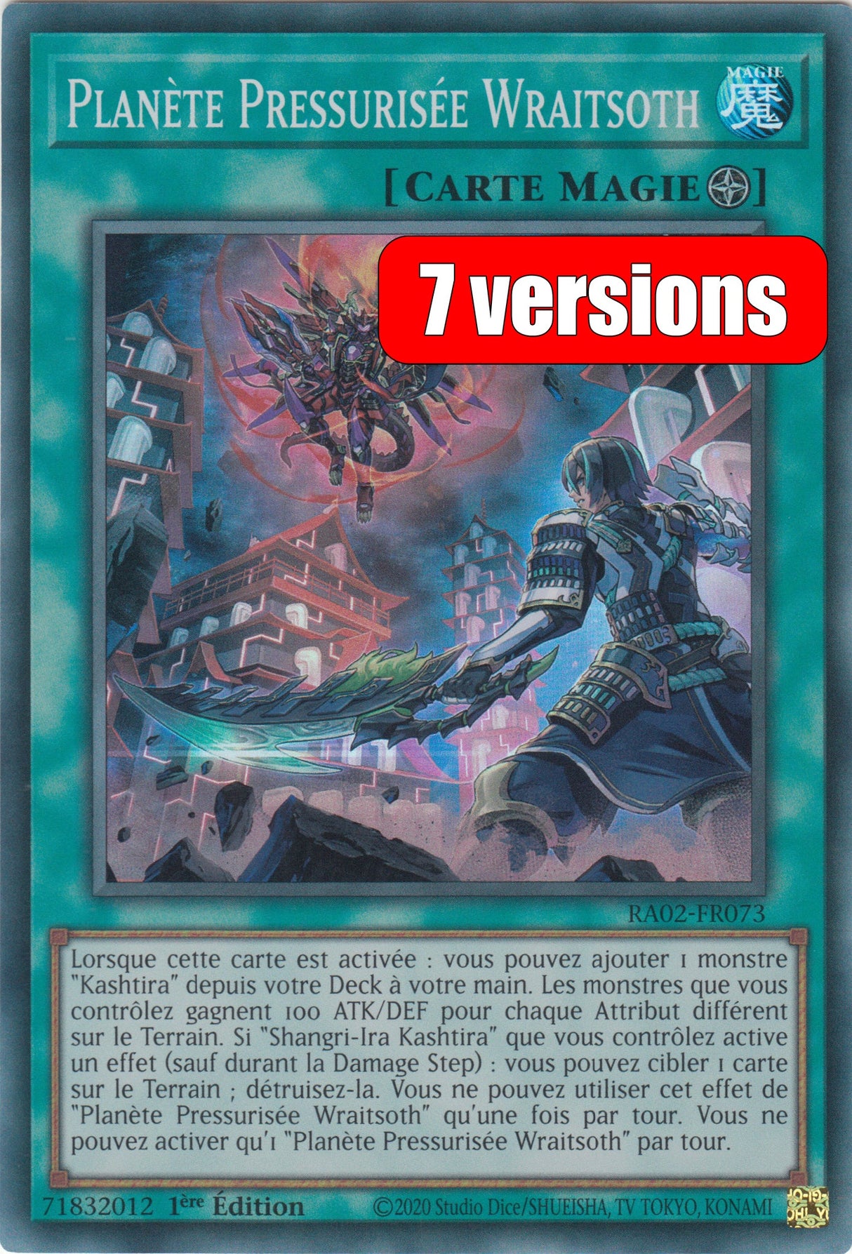 Yu-Gi-Oh! Planète Pressurisée Wraitsoth : RA02-FR073