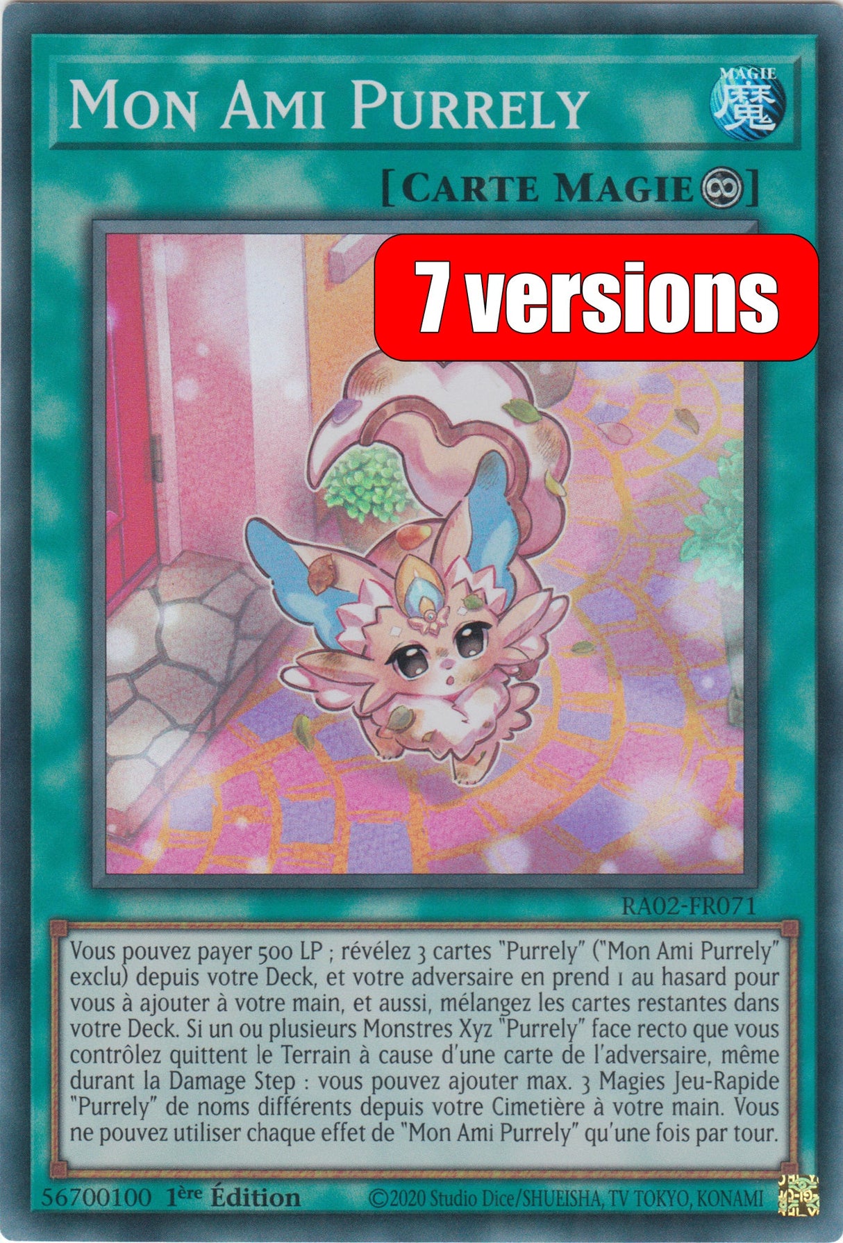 Yu-Gi-Oh! Mon Ami Purrely : RA02-FR071