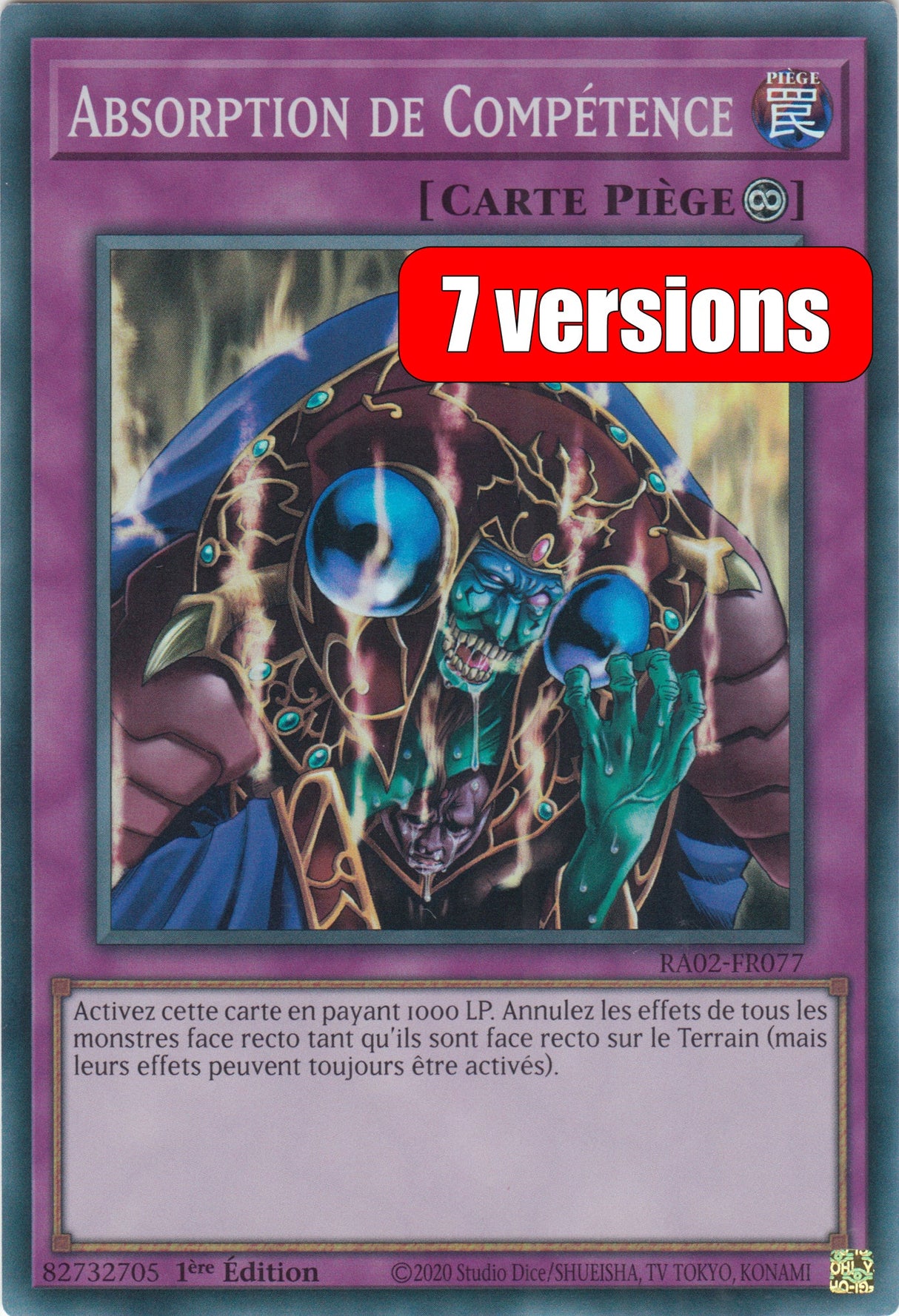Yu-Gi-Oh! Absorption de Compétence : RA02-FR077