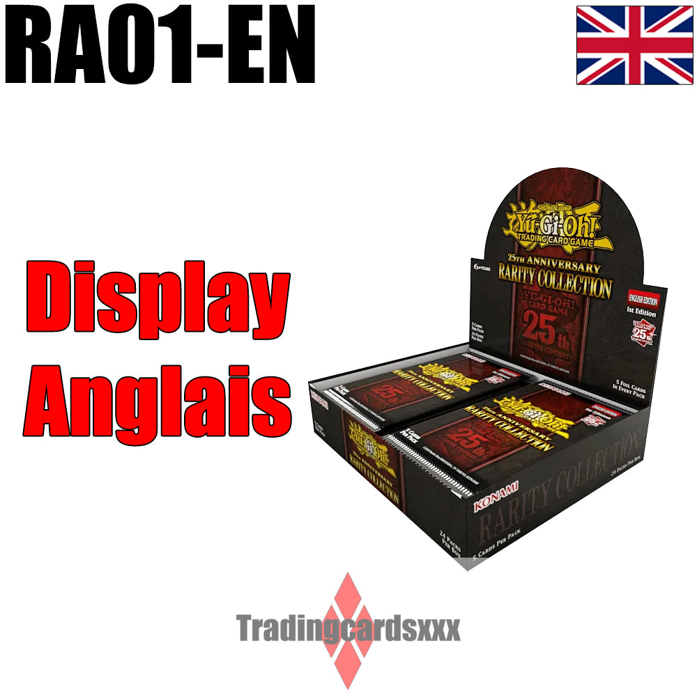 Yu-Gi-Oh! Display / Boite de 24 boosters : 25th Anniversary RARITY COLLECTION - VERSION ANGLAISE