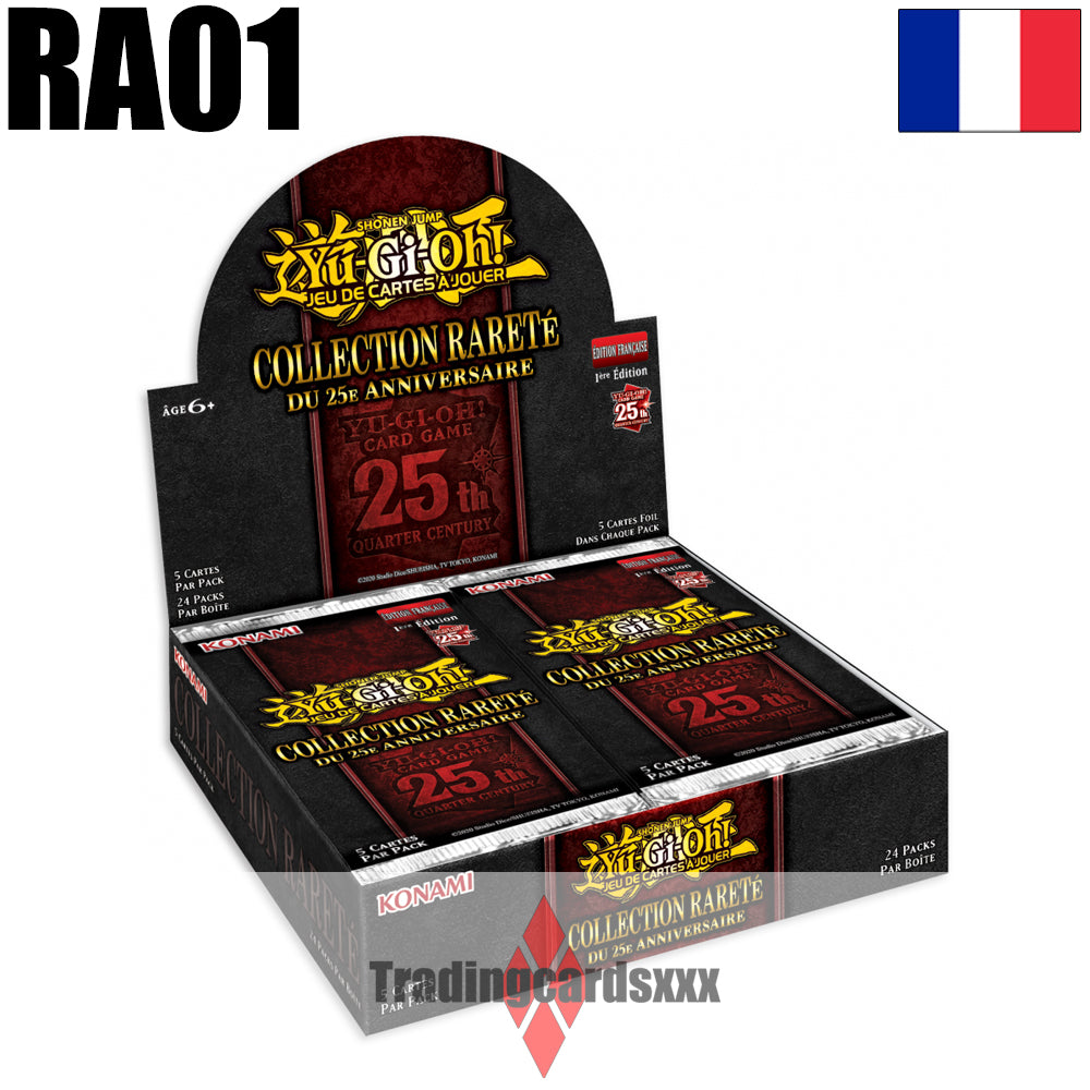 Yu-Gi-Oh! Display / Boite de 24 boosters : Collection Rareté du 25e Anniversaire