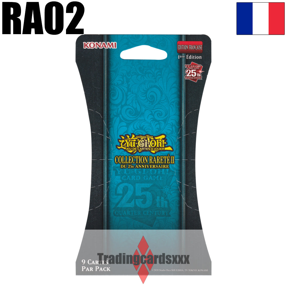 Yu-Gi-Oh! Carton de 20 boosters sous blister : Collection Rareté 2 du 25e Anniversaire