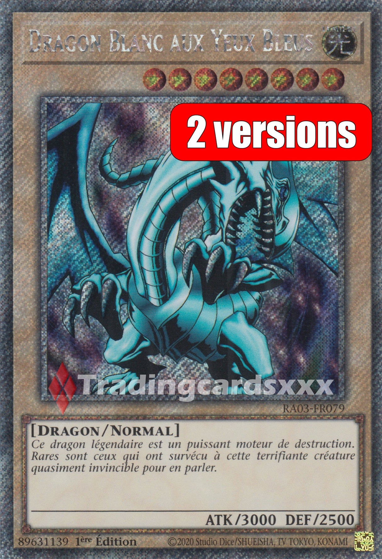 Yu-Gi-Oh! Dragon Blanc aux Yeux Bleus : RA03-FR079