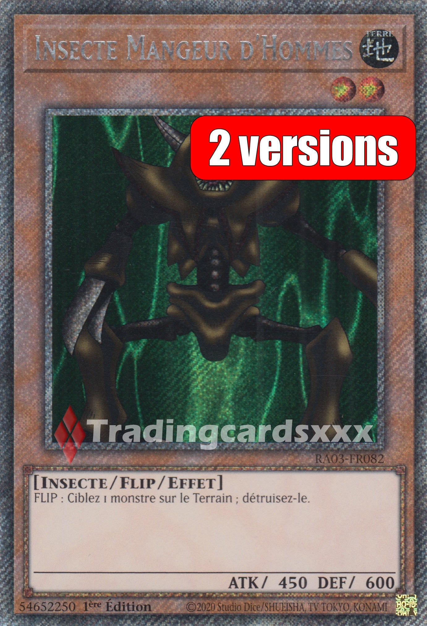 Yu-Gi-Oh! Insecte Mangeur d'Hommes : RA03-FR082