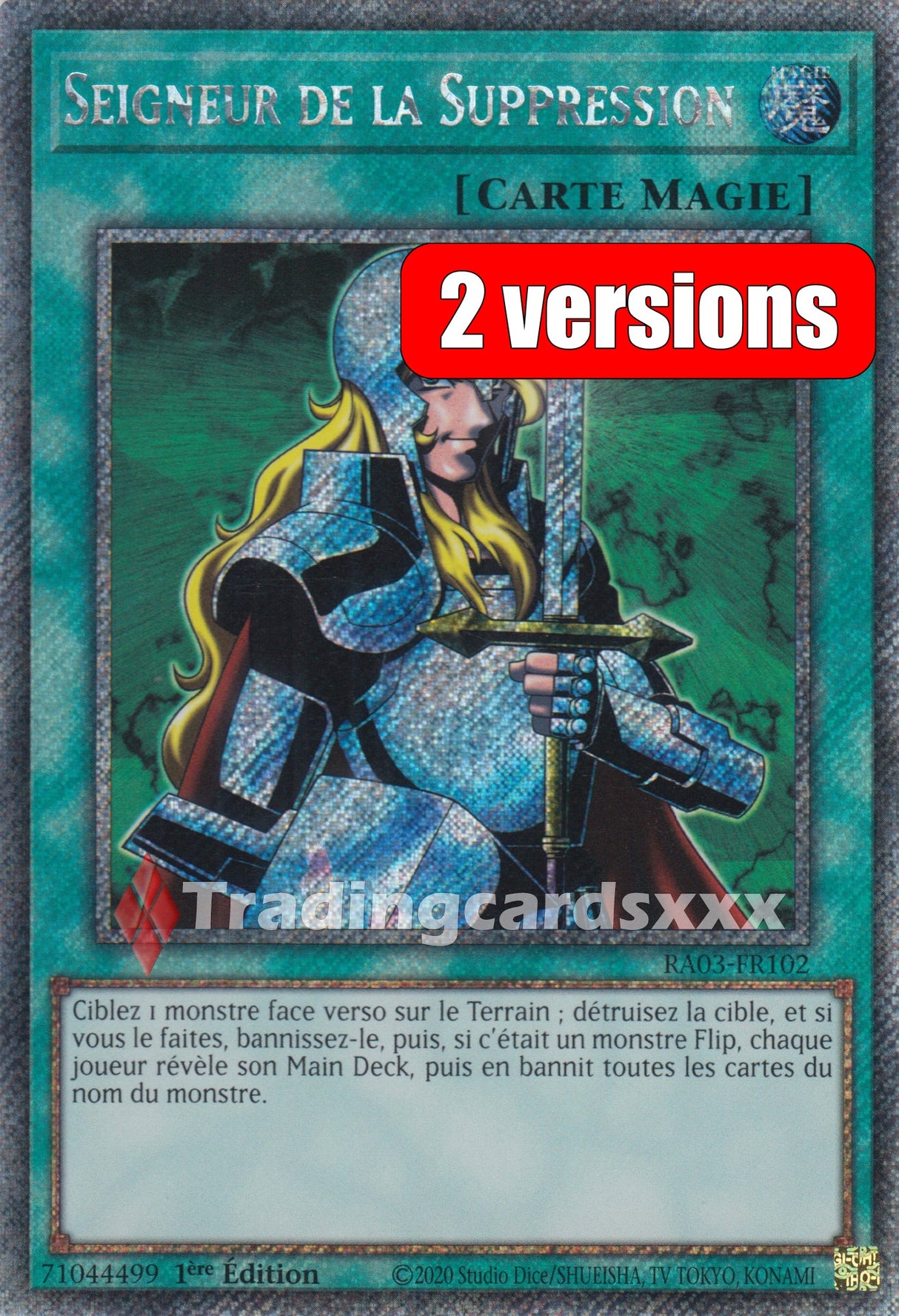 Yu-Gi-Oh! Seigneur de la Suppression : RA03-FR102