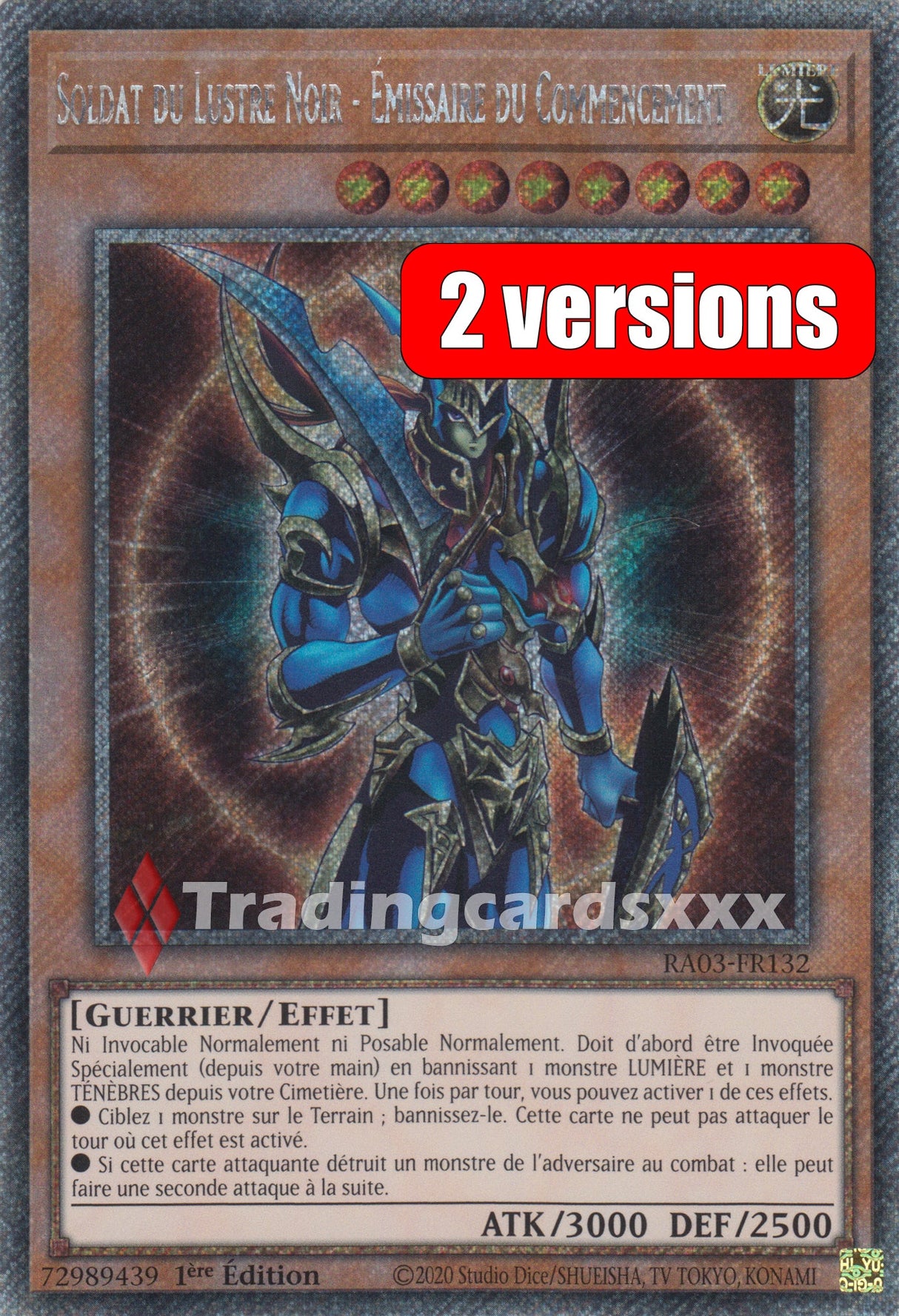 Yu-Gi-Oh! Soldat du Lustre Noir - Émissaire du Commencement : RA03-FR132