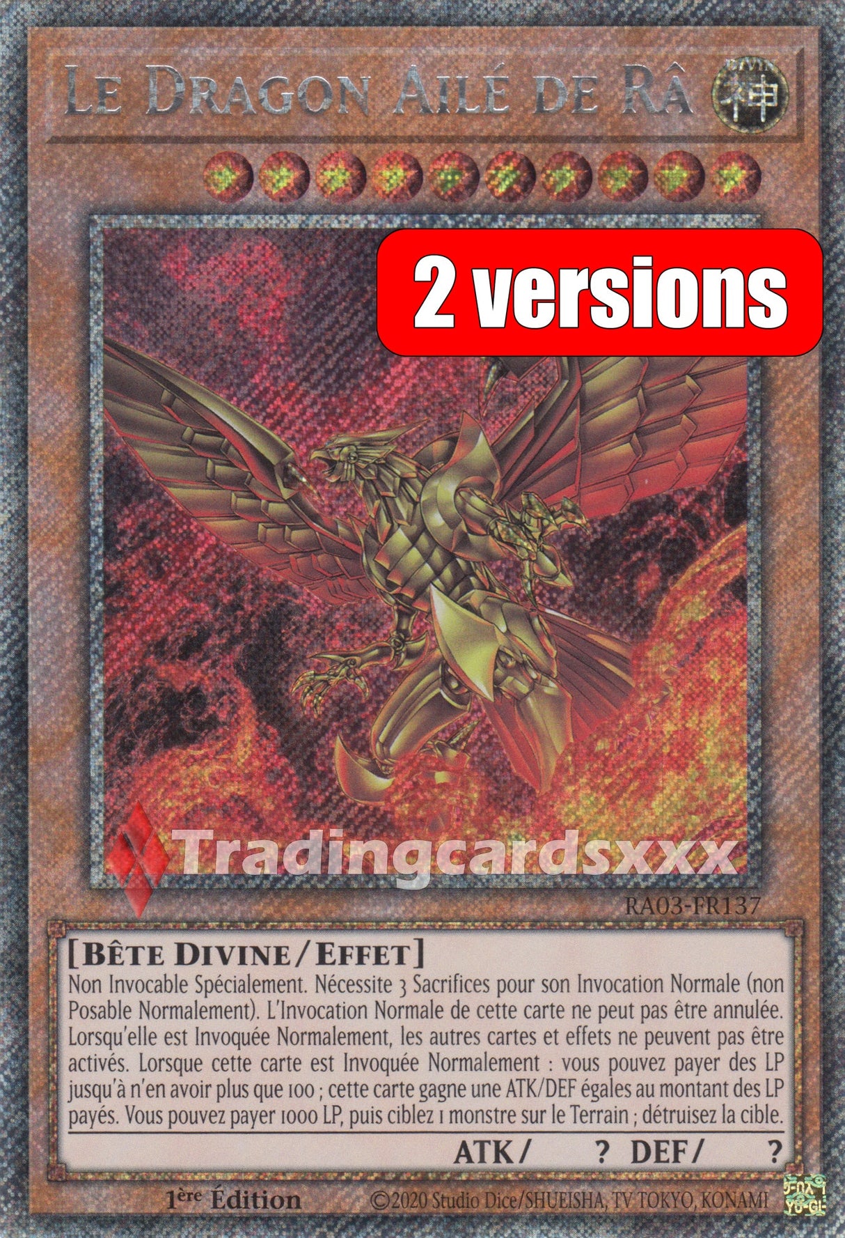 Yu-Gi-Oh! Le Dragon Ailé de Râ : RA03-FR137