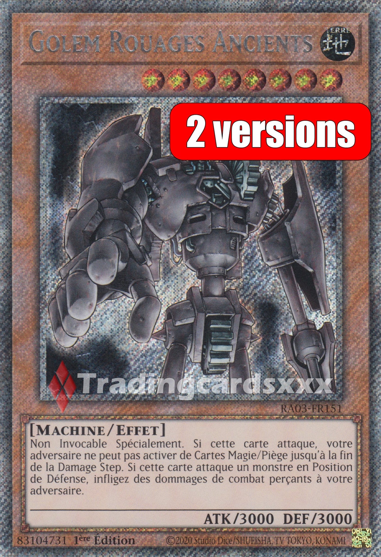 Yu-Gi-Oh! Golem Rouages Ancients : RA03-FR151