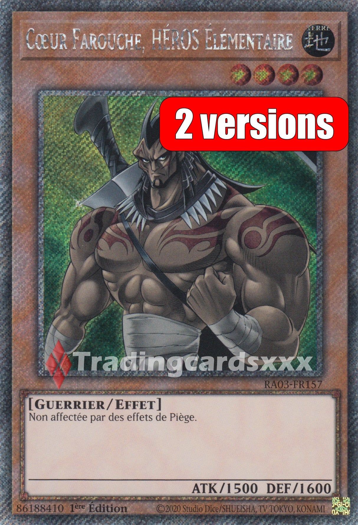 Yu-Gi-Oh! Cœur Farouche, HÉROS Élémentaire : RA03-FR157