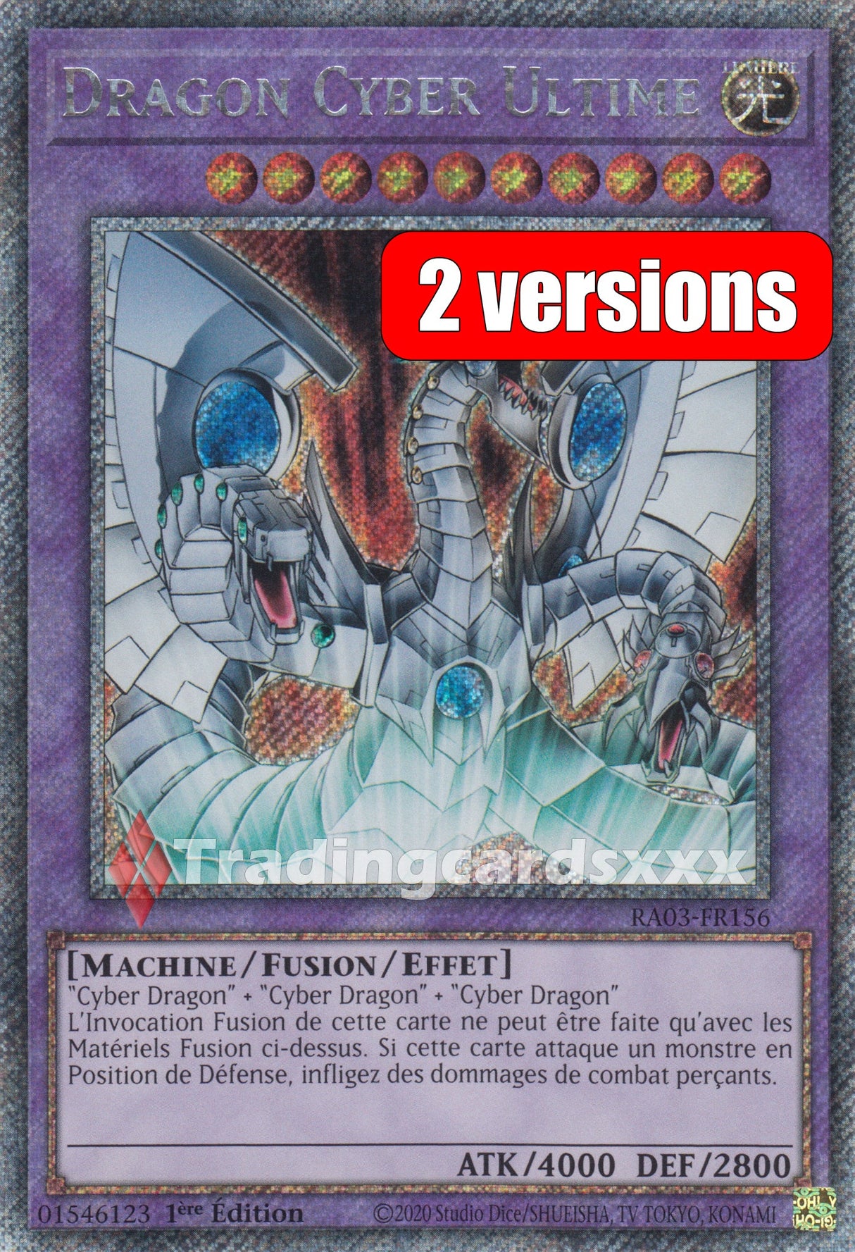 Yu-Gi-Oh! Dragon Cyber Ultime : RA03-FR156