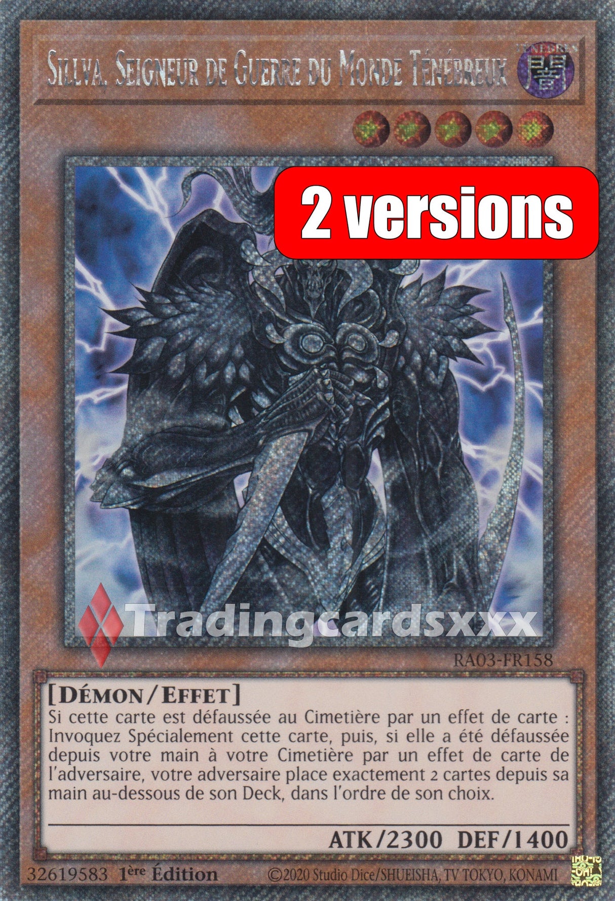 Yu-Gi-Oh! Sillva, Seigneur de Guerre du Monde Ténébreux : RA03-FR158
