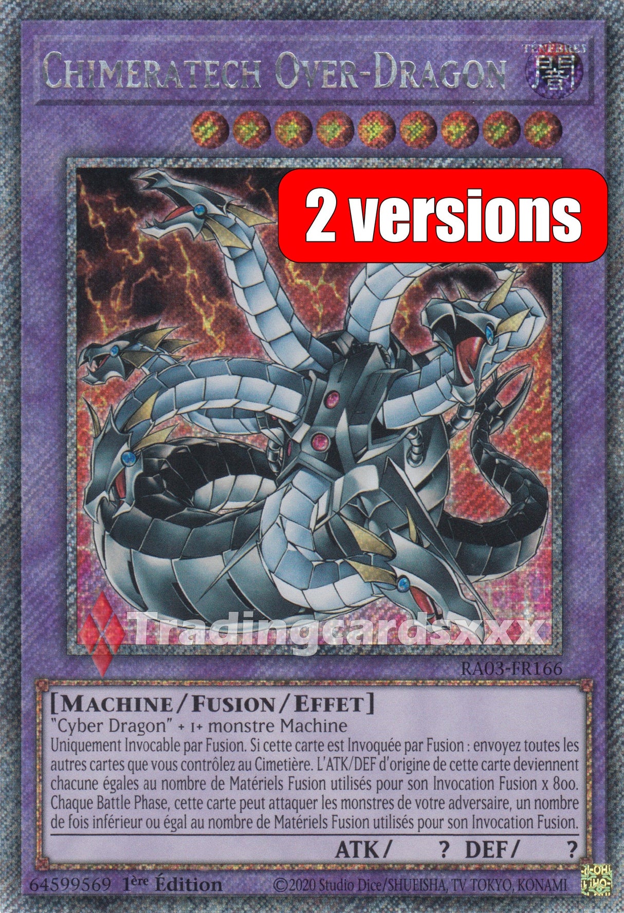 Yu-Gi-Oh! Chimeratech Over-Dragon : RA03-FR166