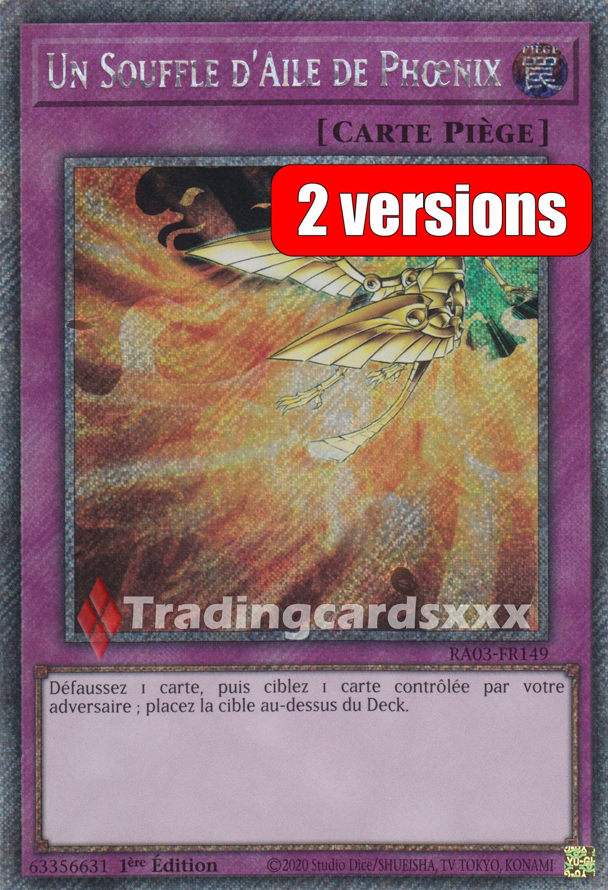 Yu-Gi-Oh! Un Souffle d'Aile de Phœnix : RA03-FR149