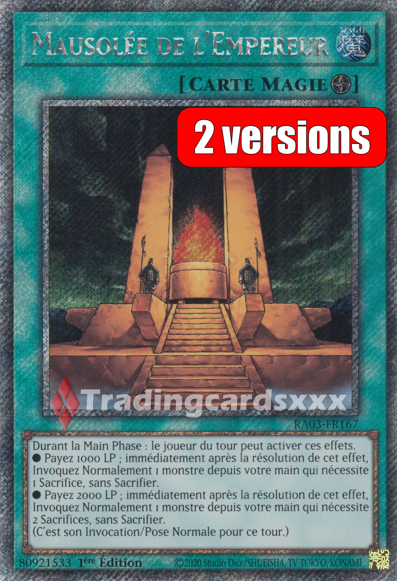 Yu-Gi-Oh! Mausolée de l'Empereur : RA03-FR167