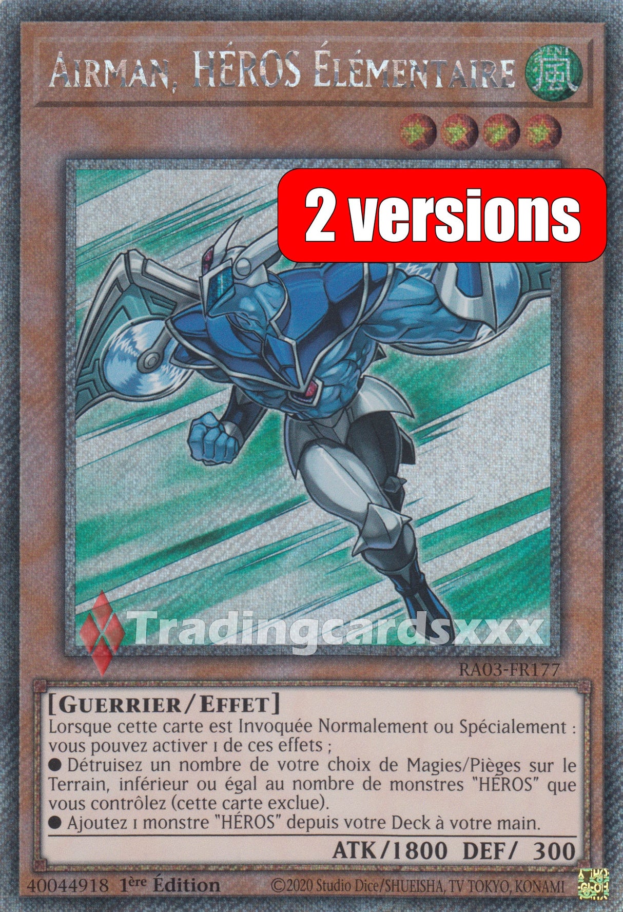 Yu-Gi-Oh! Airman, HÉROS Élémentaire : RA03-FR177