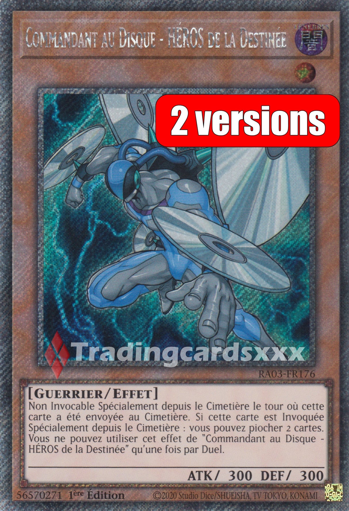 Yu-Gi-Oh! Commandant au Disque - HÉROS de la Destinée : RA03-FR176