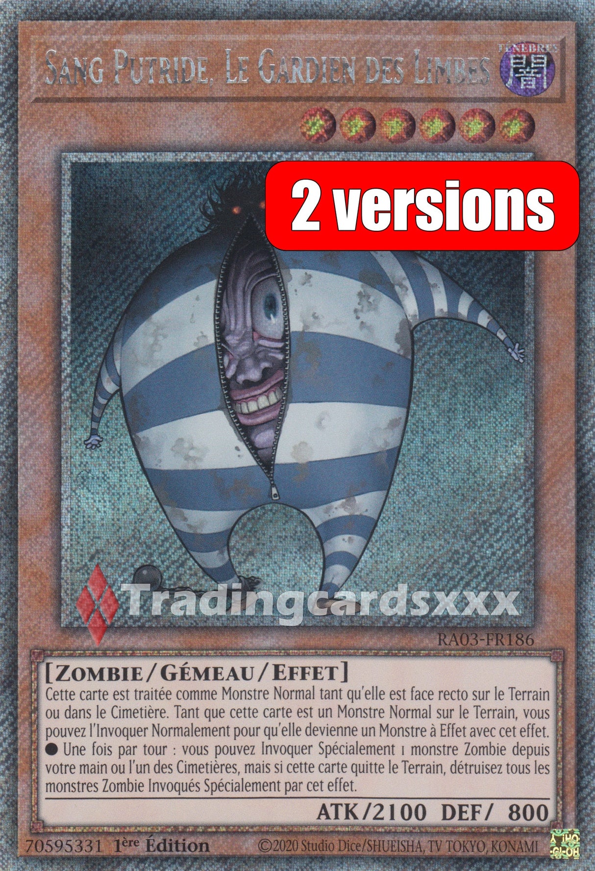 Yu-Gi-Oh! Sang Putride, Le Gardien des Limbes : RA03-FR186