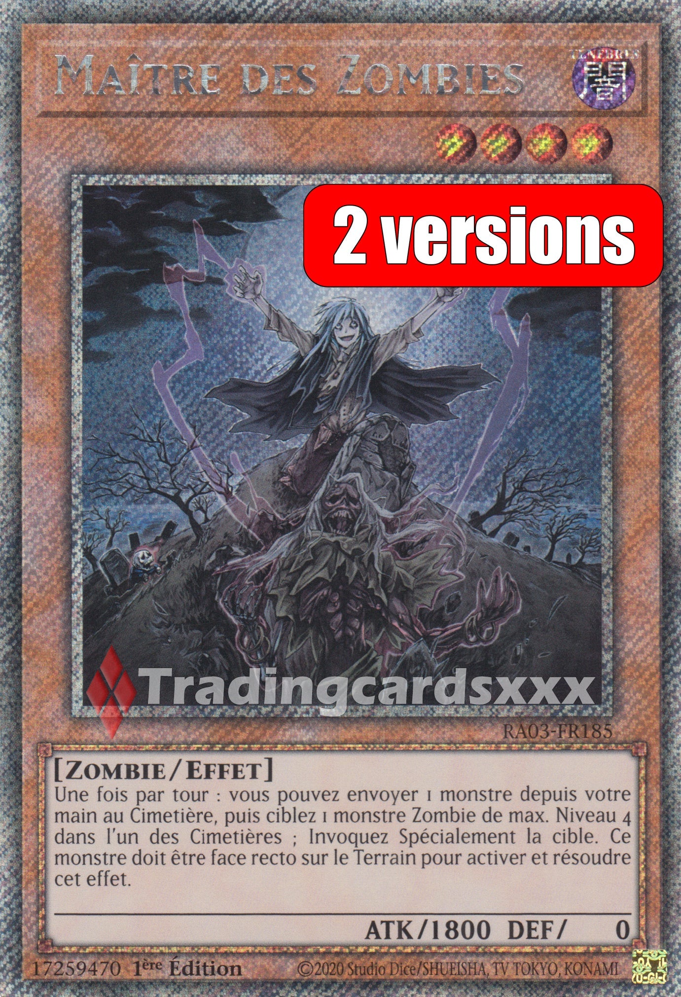 Yu-Gi-Oh! Maître des Zombies : RA03-FR185