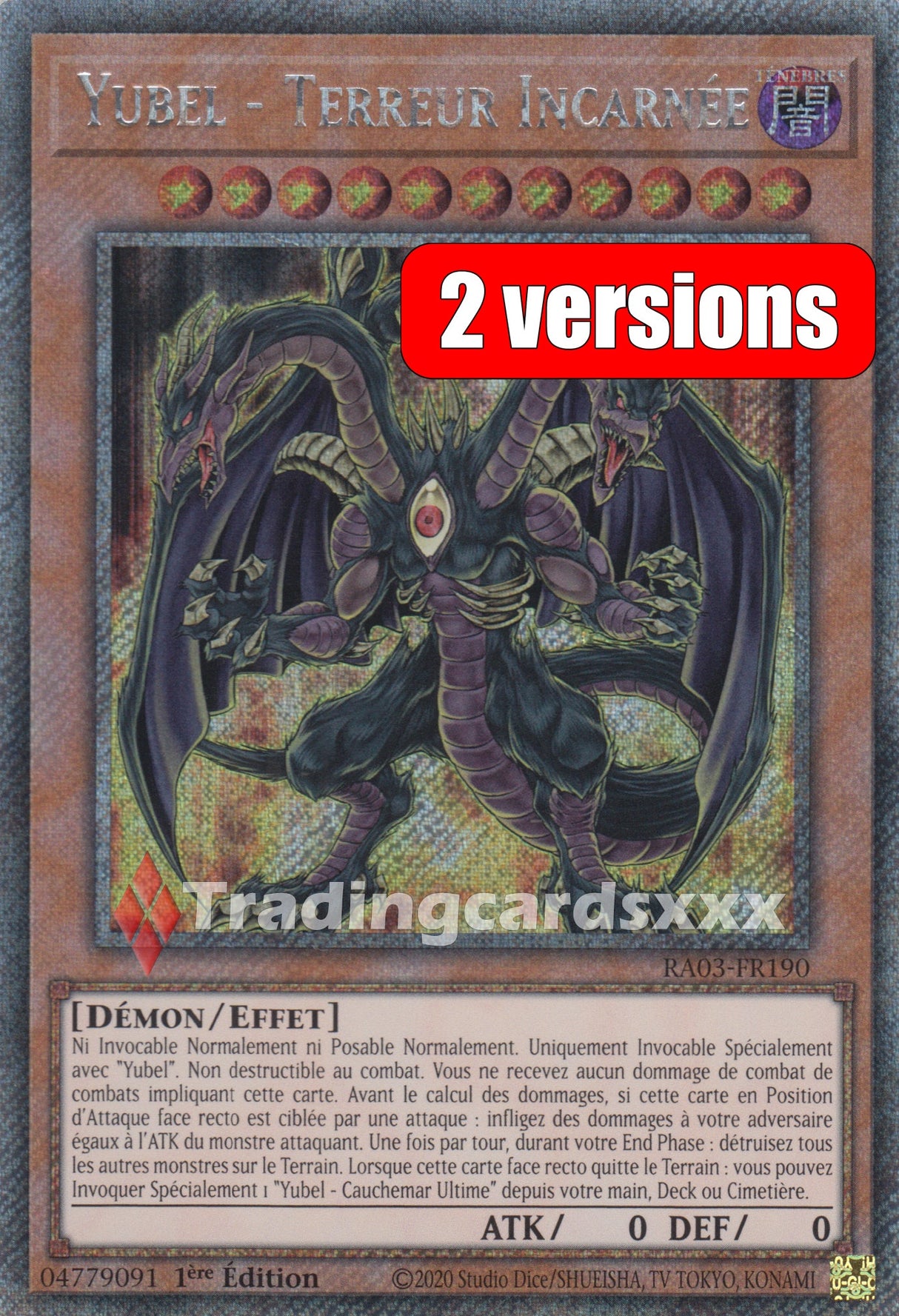 Yu-Gi-Oh! Yubel - Terreur Incarnée : RA03-FR190