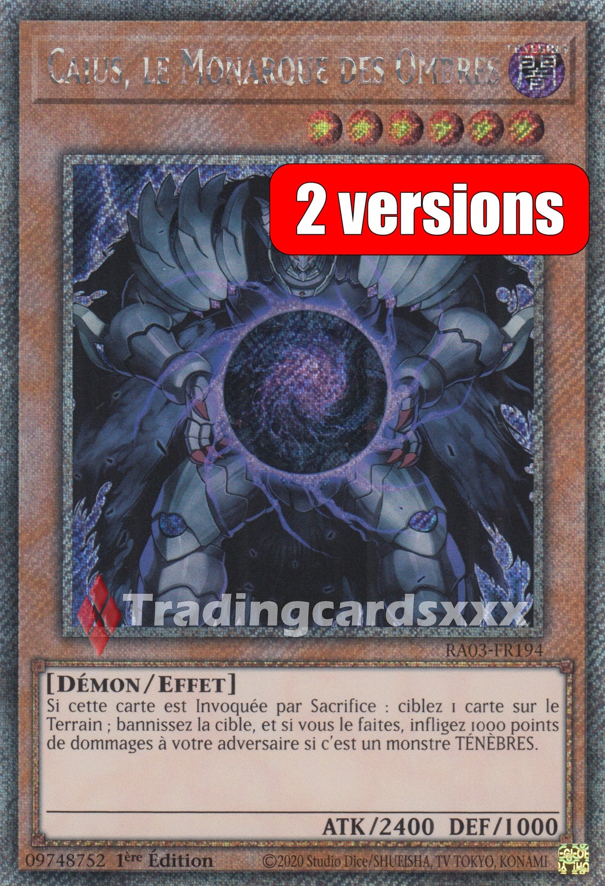 Yu-Gi-Oh! Caius, le Monarque des Ombres : RA03-FR194