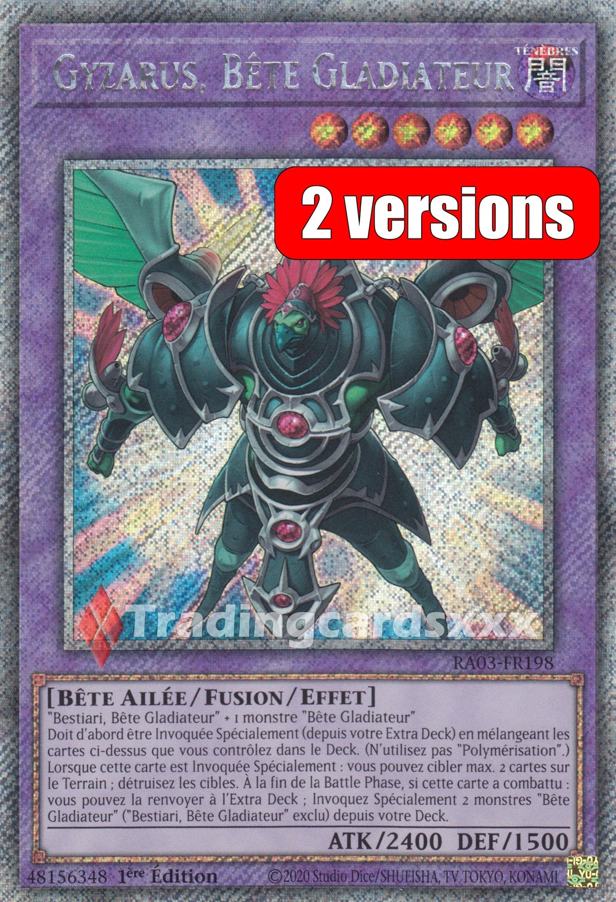 Yu-Gi-Oh! Gyzarus, Bête Gladiateur : RA03-FR198