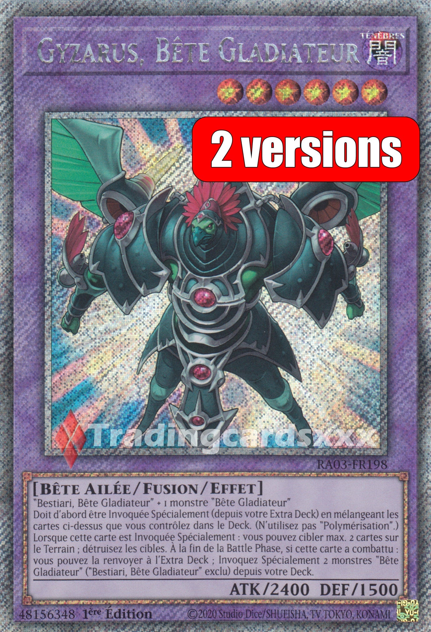 Yu-Gi-Oh! Gyzarus, Bête Gladiateur : RA03-FR198