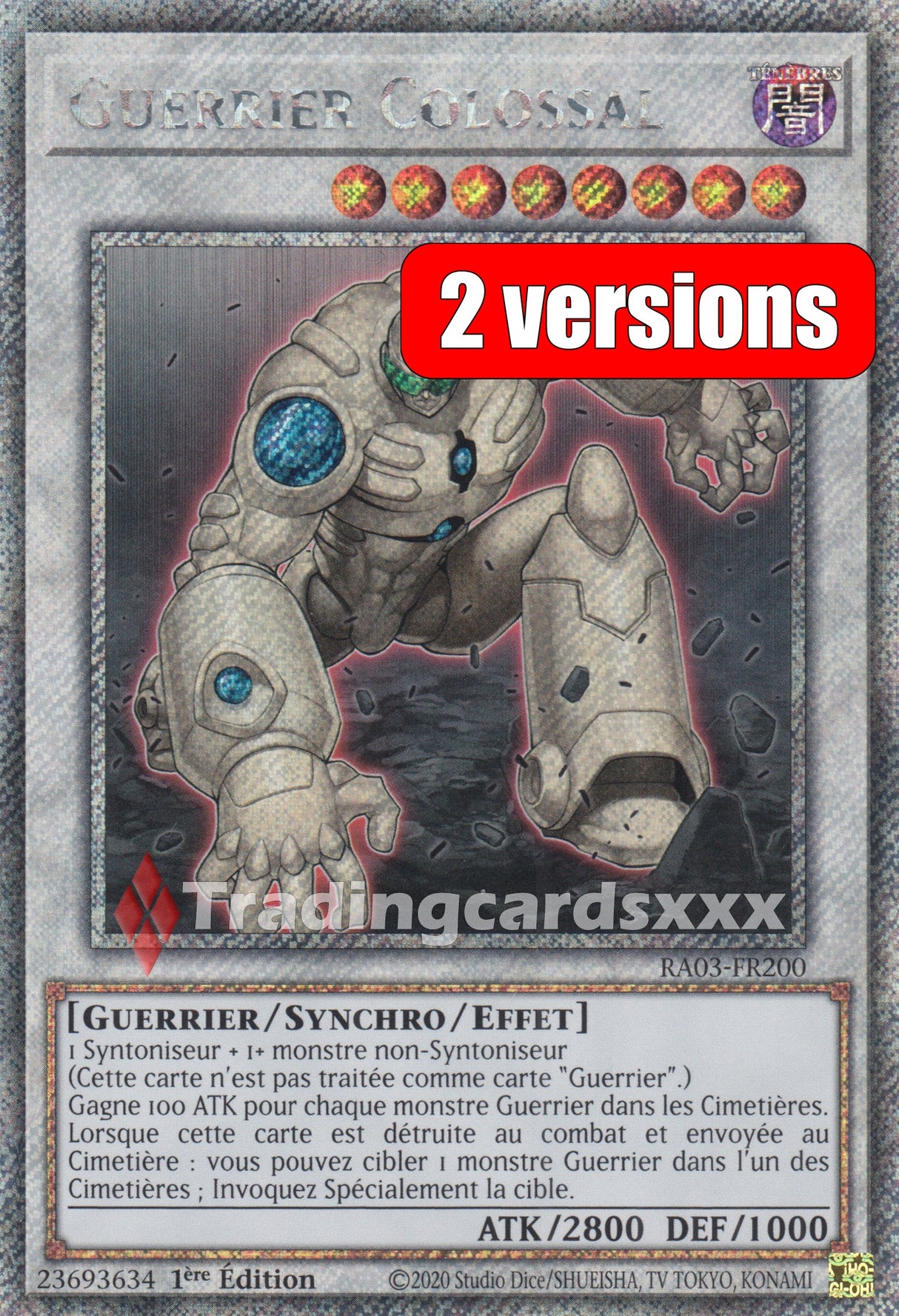 Yu-Gi-Oh! Guerrier Colossal : RA03-FR200